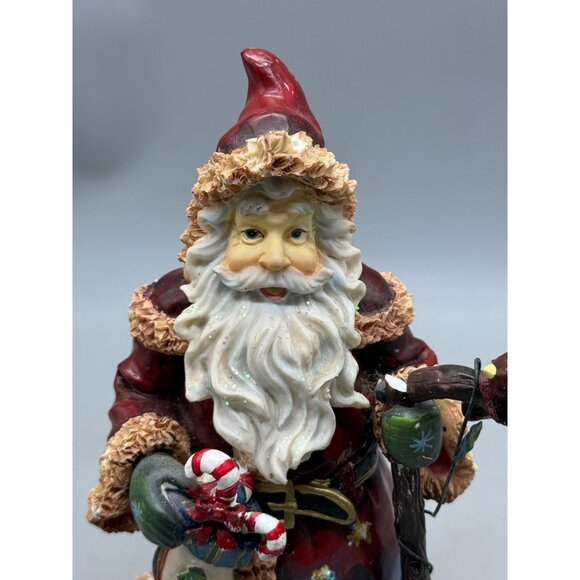 Vintage Hand-Painted Santa Claus Figurine Festive Christmas Decor 11" Tall READ - Picture 3 of 13
